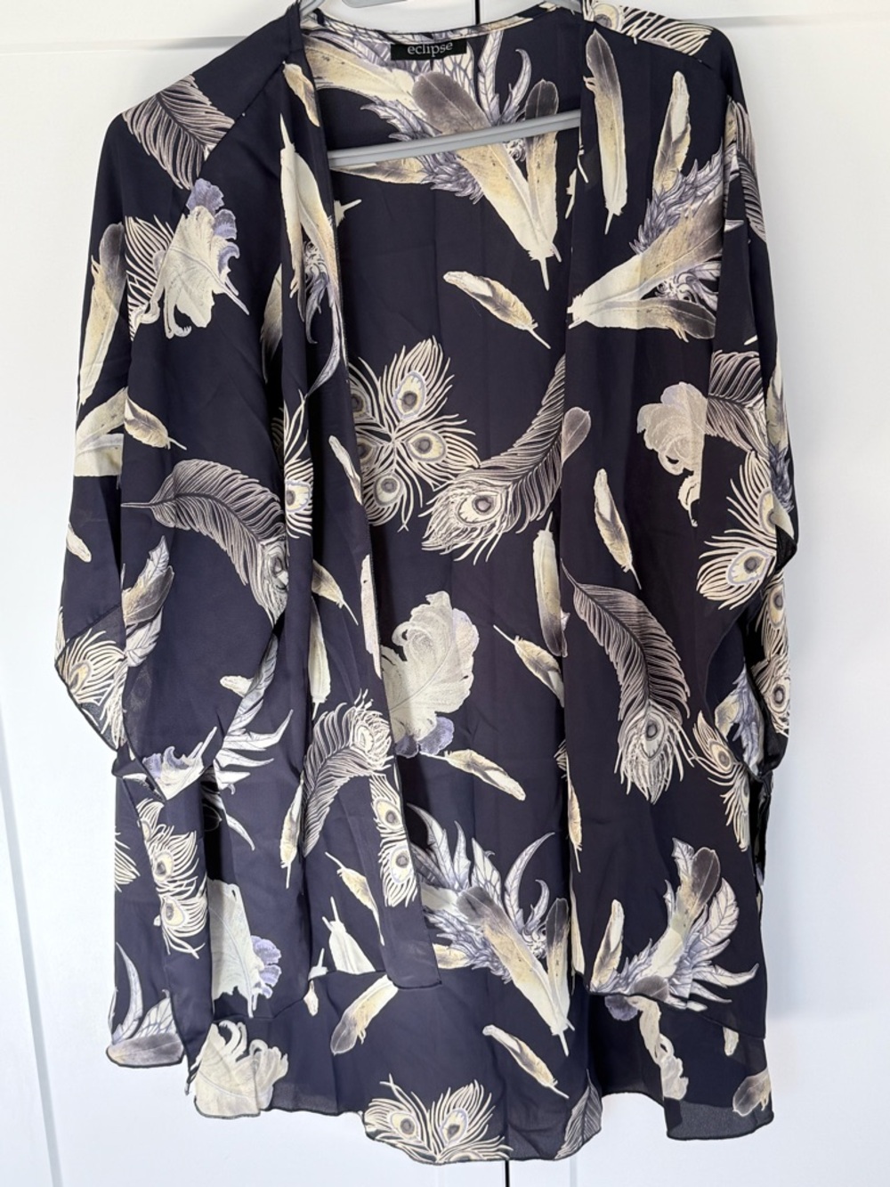 Blue Printed Kimono – One Size (Eclipse)